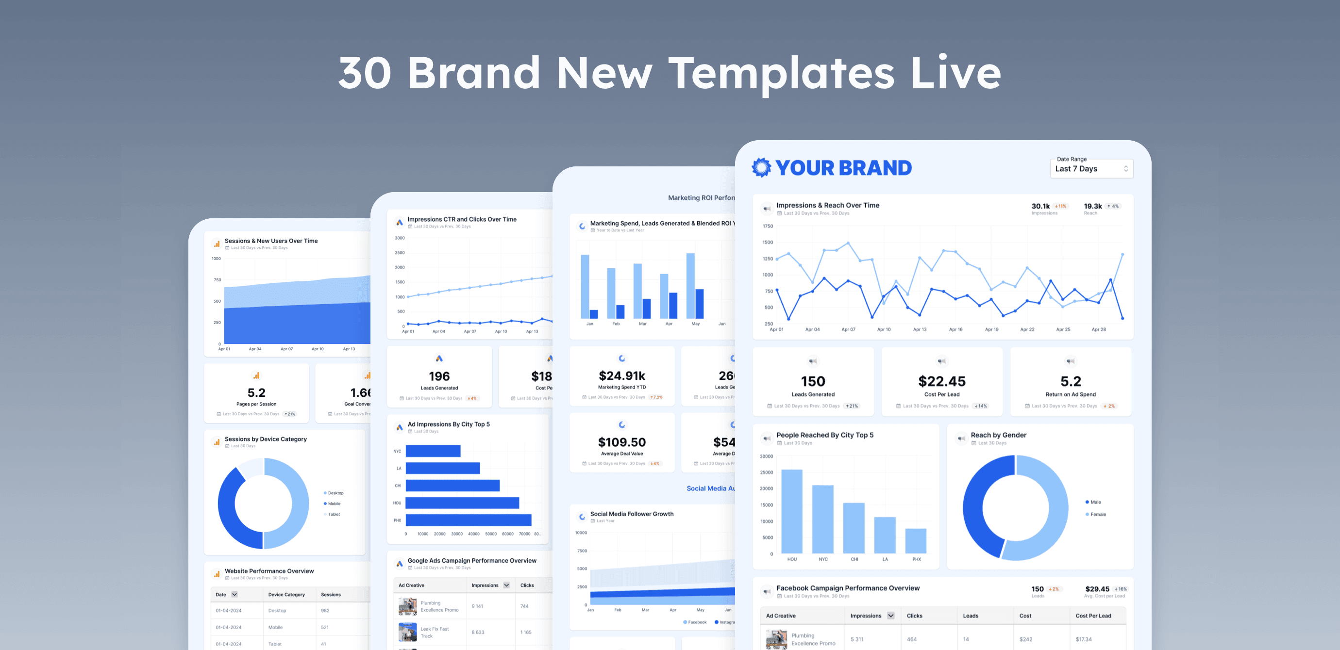 30+ New Templates Added