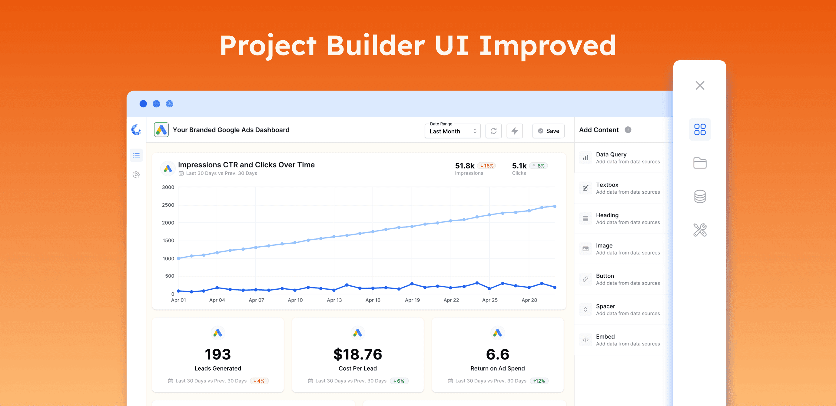 UI Enhancements in Project Builder
